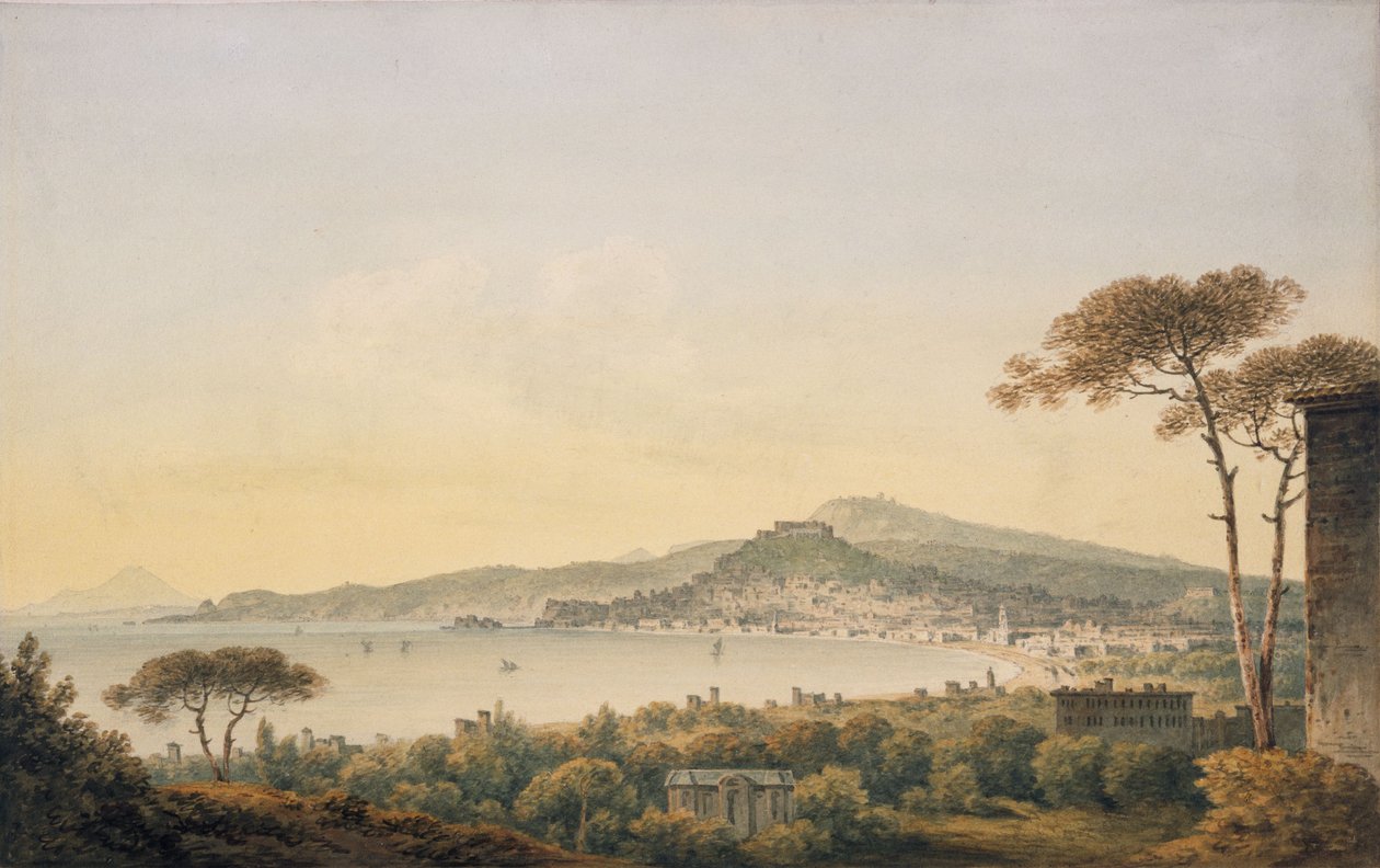 Neapol Z willi Sir Williama Hamiltona, 1780-1782 autorstwa John Warwick Smith