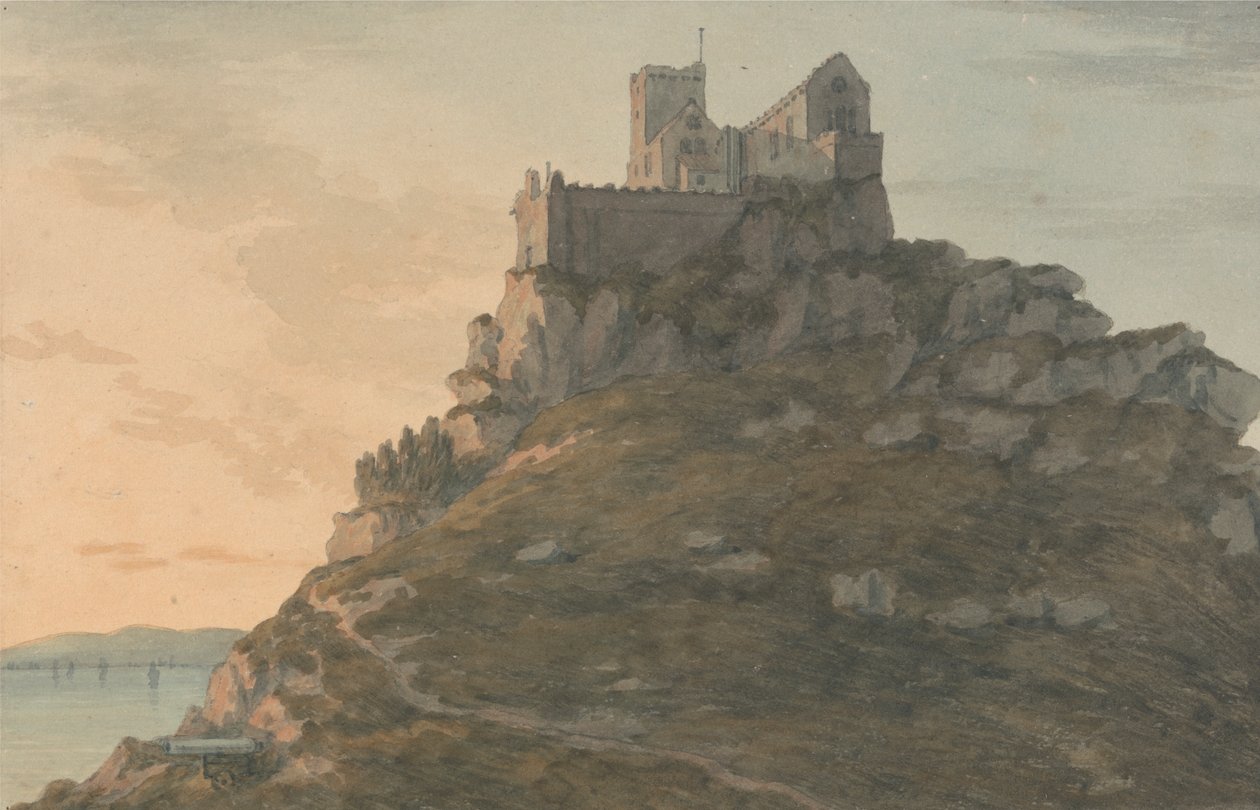 Góra Świętego Michała w Kornwalii autorstwa John Warwick Smith