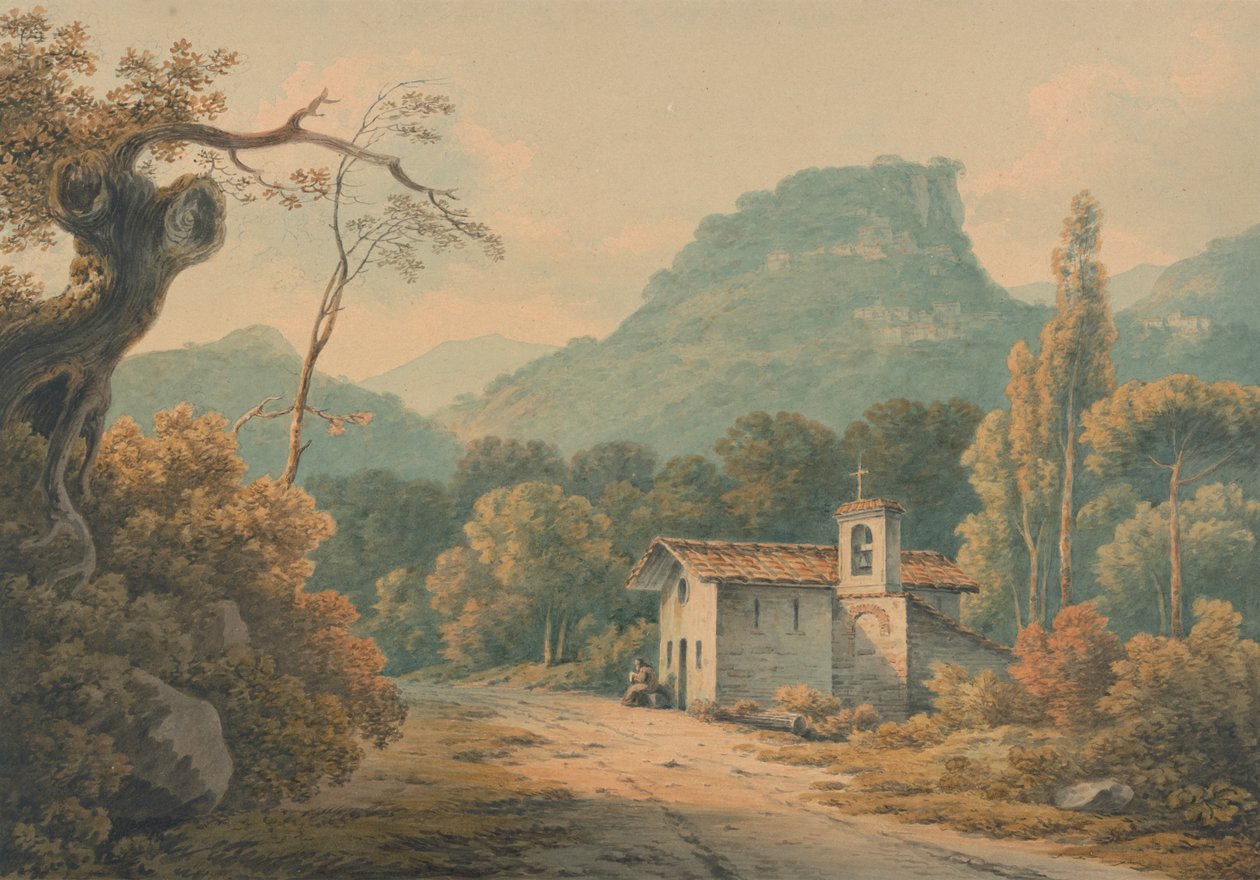Ermitaż we Frascati autorstwa John Warwick Smith