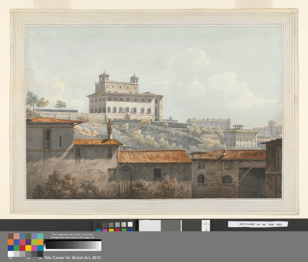 Villa Medici, Rzym autorstwa John Warwick Smith