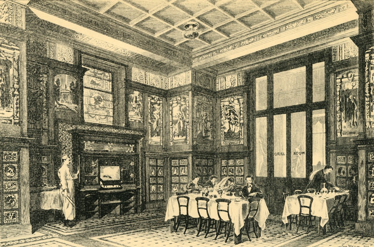 Wschodnia jadalnia lub sala grillowa, ok. 1860 r., 1881 r. autorstwa John Watkins