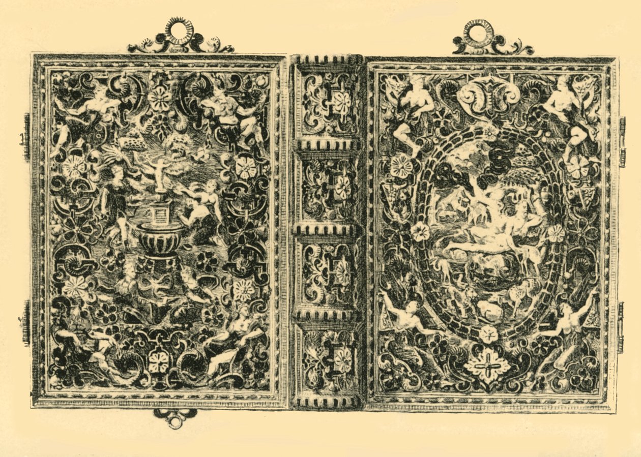 Złota okładka książki, XIX w., 1881 r. autorstwa John Watkins