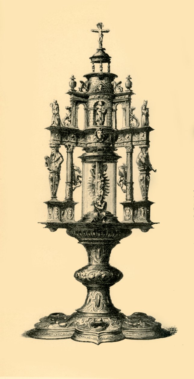 Monstrancja, koniec XVI wieku, 1881. autorstwa John Watkins
