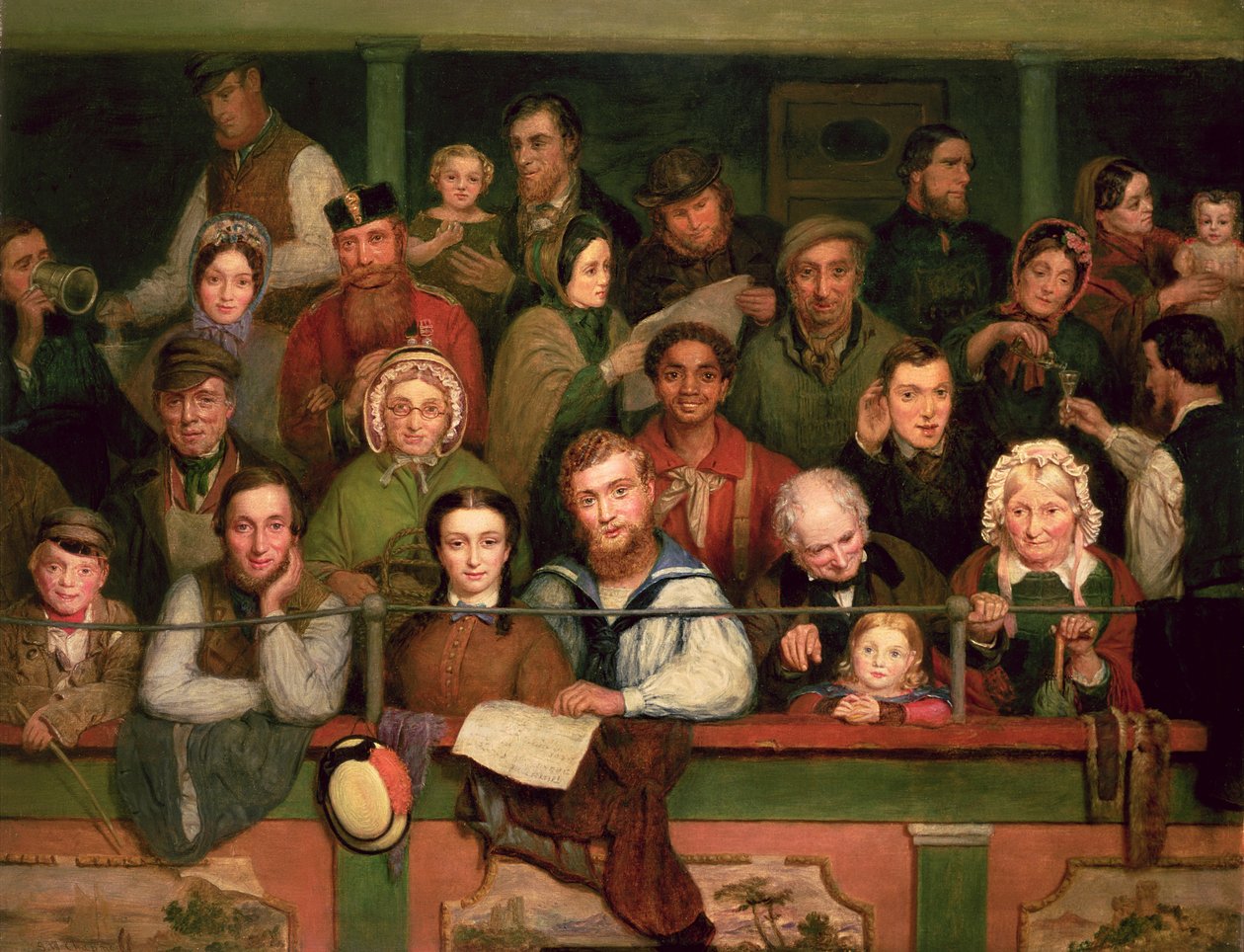 The Gallery, Drury Lane autorstwa John Watkins Chapman