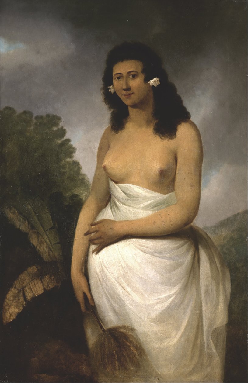 Portret Poedooa, córki Orea, króla Ulaitea na Wyspach Towarzystwa autorstwa John Webber