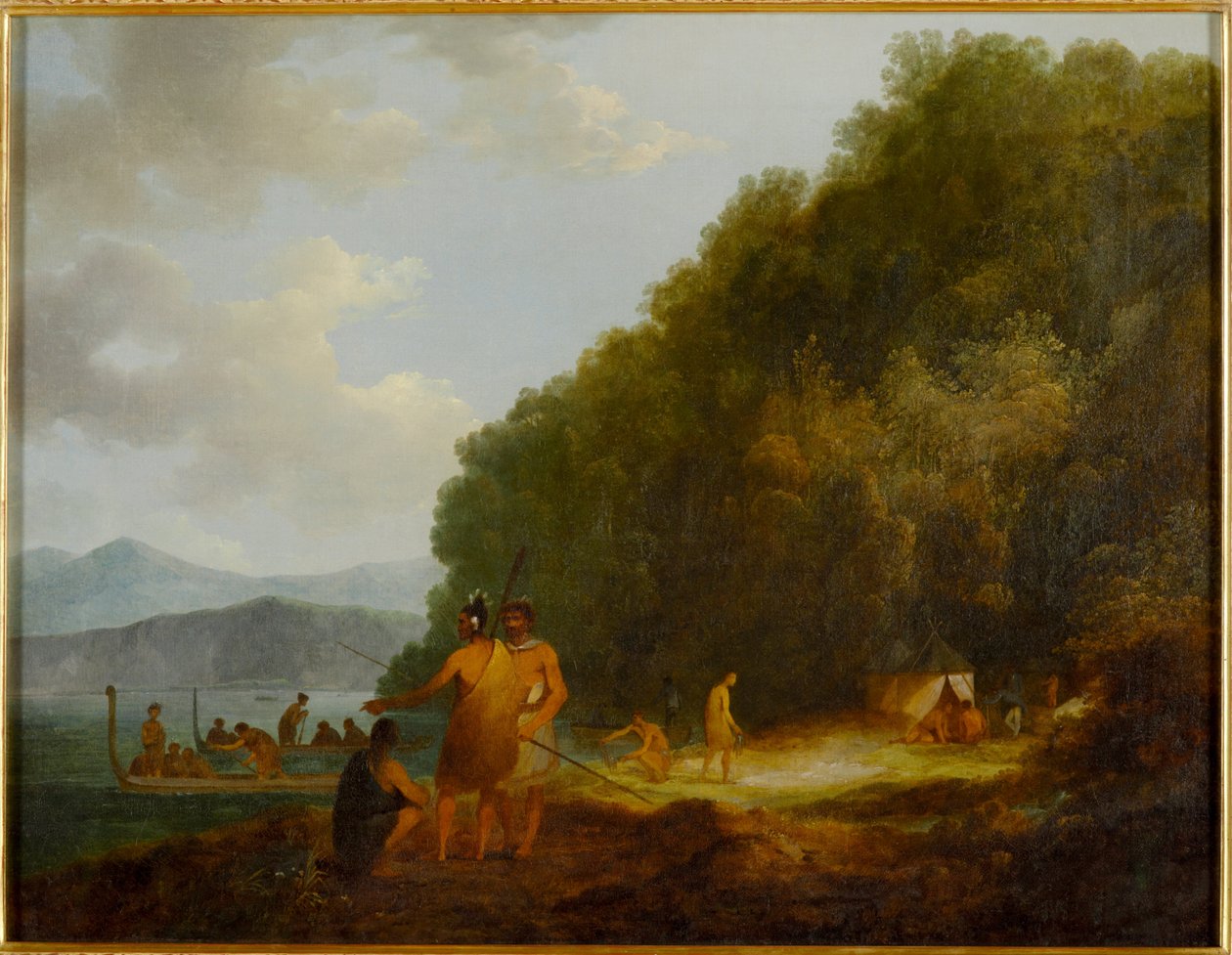 Ship Cove, Queen Charlotte Sound autorstwa John Webber
