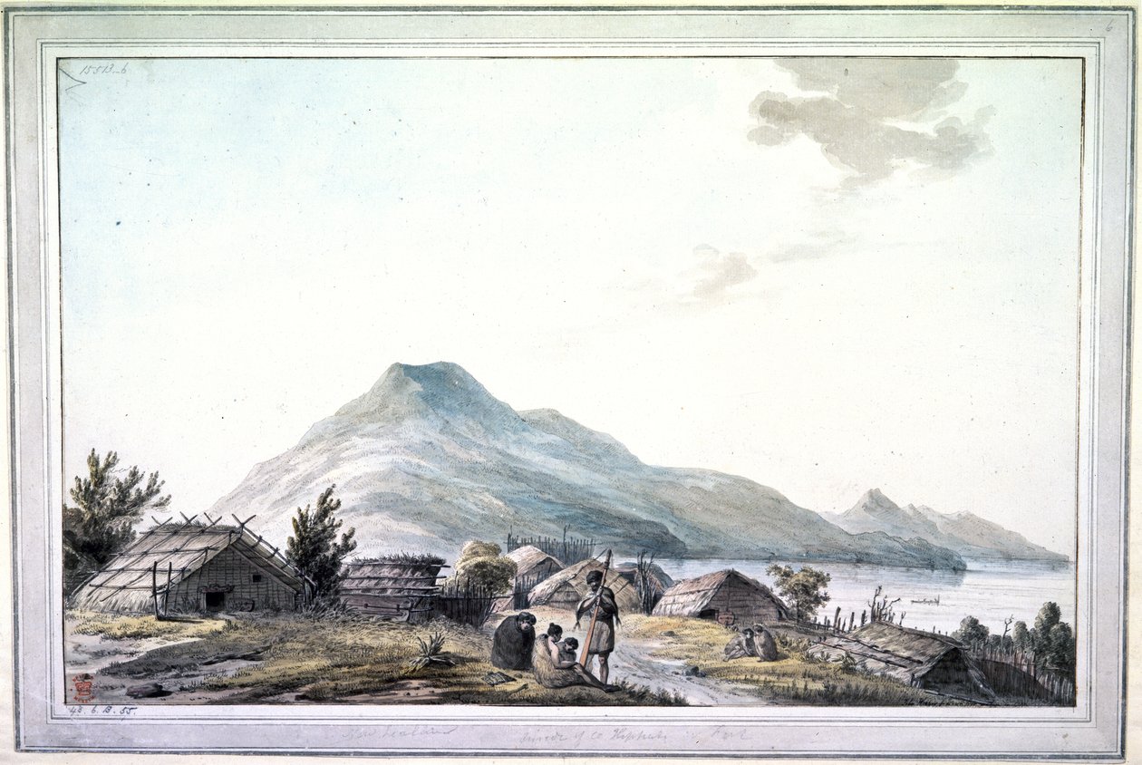 Hippah, Nowa Zelandia autorstwa John Webber