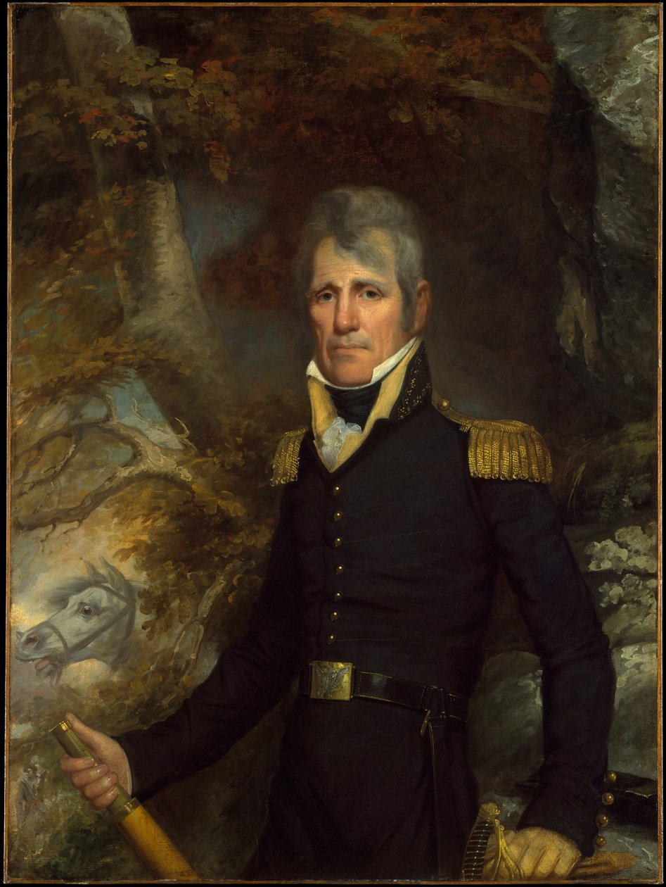 Generał Andrew Jackson autorstwa John Wesley Jarvis
