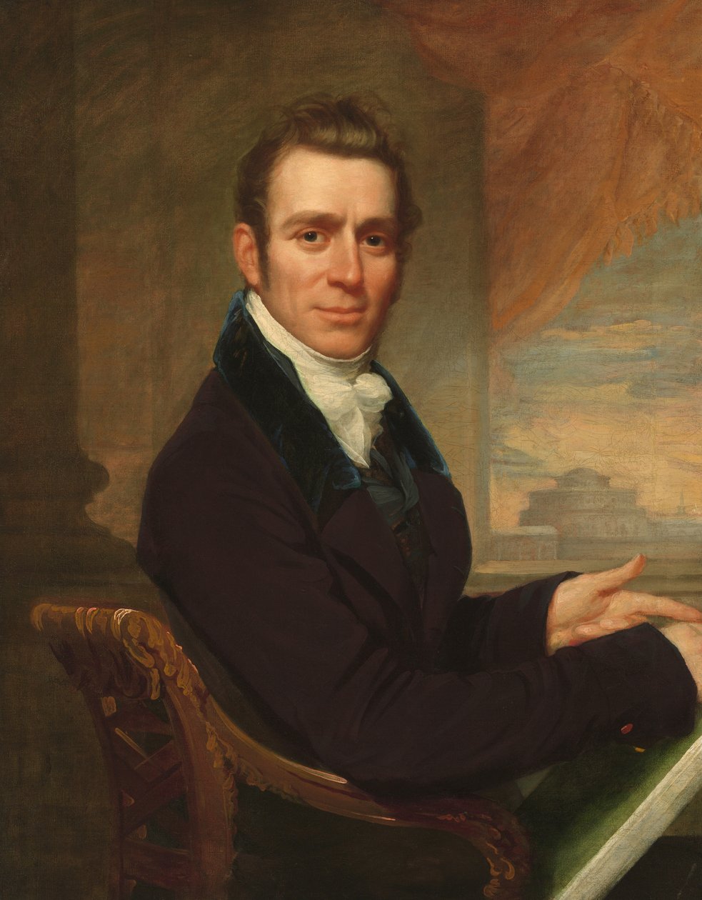 Joseph Delaplaine autorstwa John Wesley Jarvis
