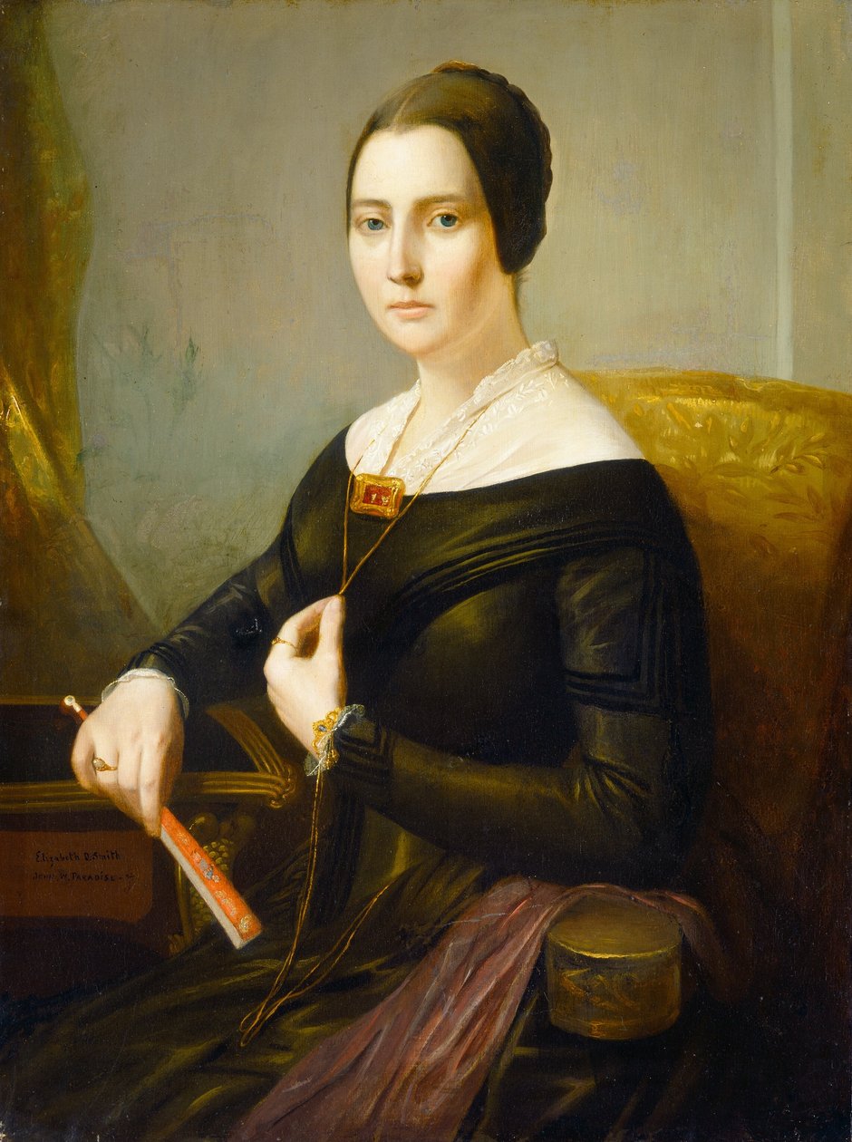 Elizabeth Oakes Książę Smith Pani Seba Smith, ok. 1930 r. 1845. autorstwa John Wesley Paradise