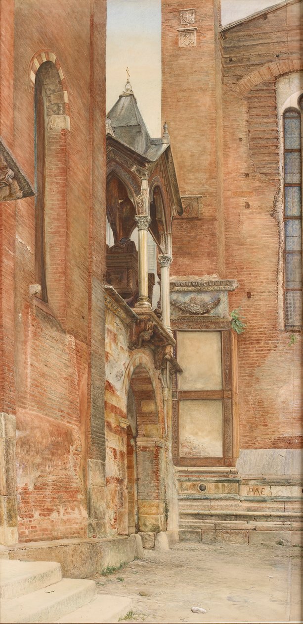 Grobowiec Castelbarco, Werona, maj - sierpień 1869 autorstwa John Wharlton Bunney