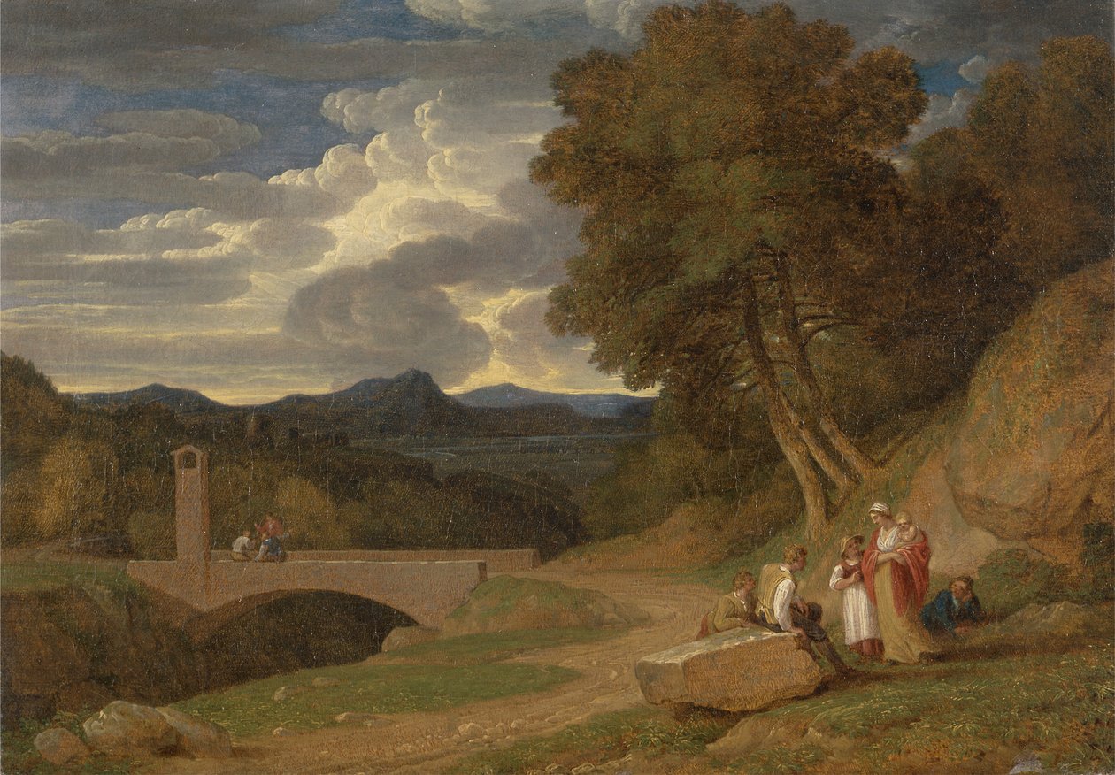 Pejzaż włoski autorstwa John White Abbott