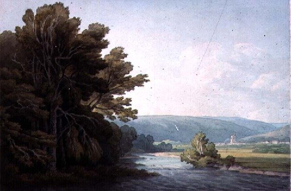 Z Bridewell Terrace, Exeter autorstwa John White Abbott