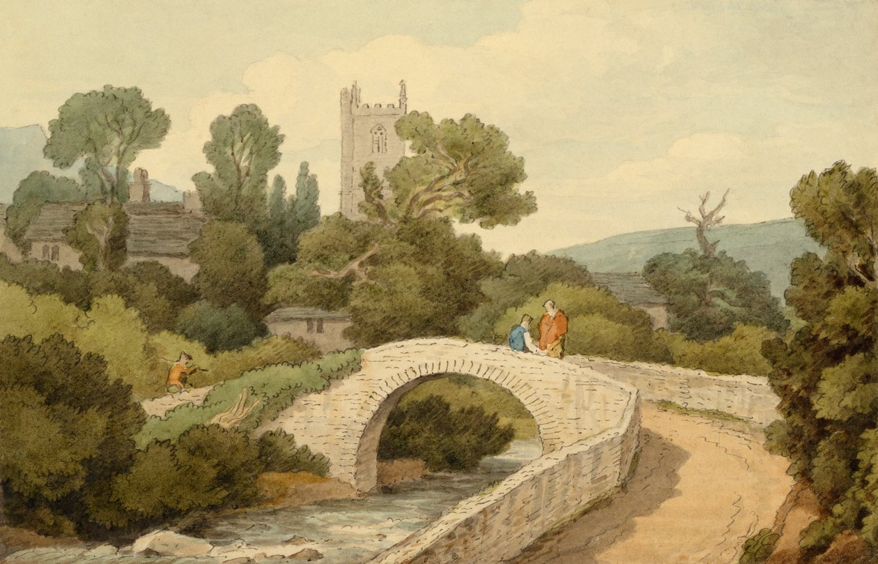 Meavy (ołówek, długopis, szary tusz i akwarela) autorstwa John White Abbott