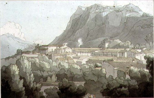 Mendris, koło Como autorstwa John White Abbott