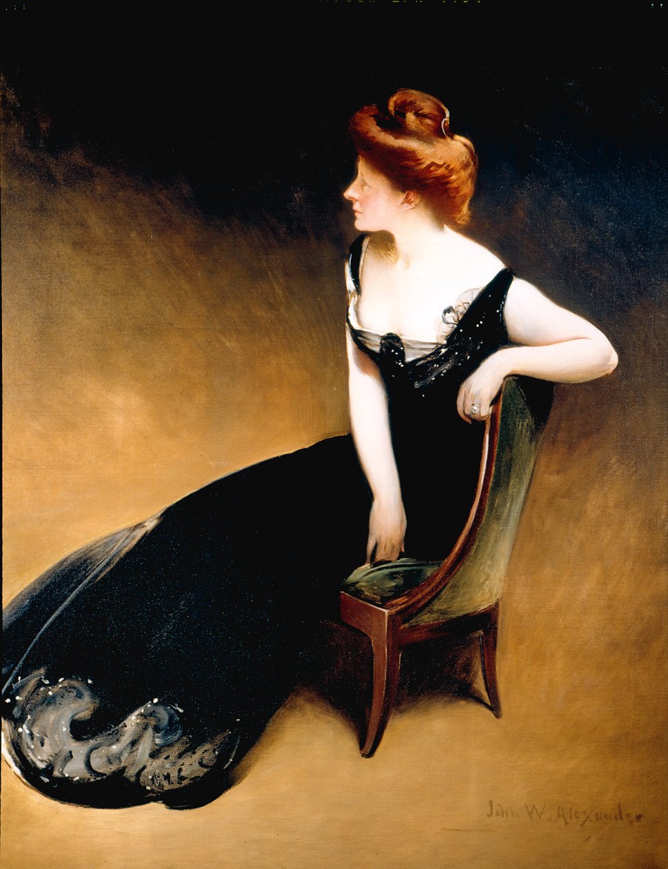 Portret pani V, pani Herman Duryea autorstwa John White Alexander