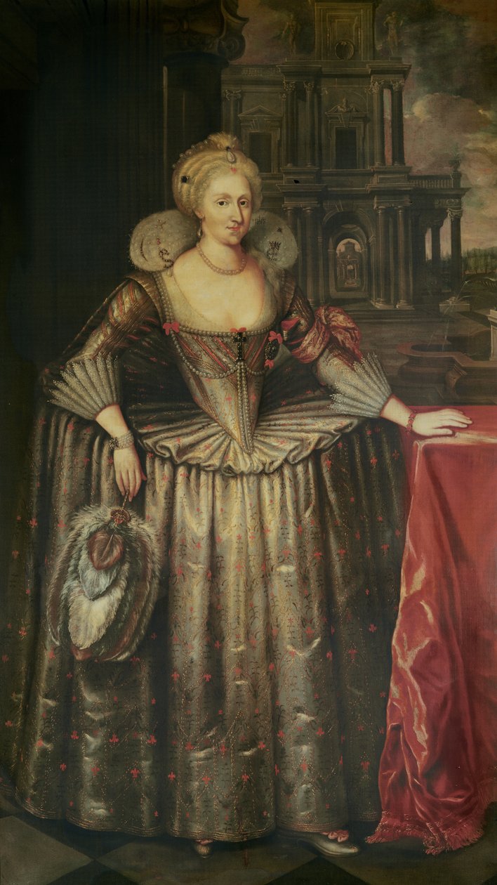 Anna Duńska (1574-1619) autorstwa John Whitehead Walton