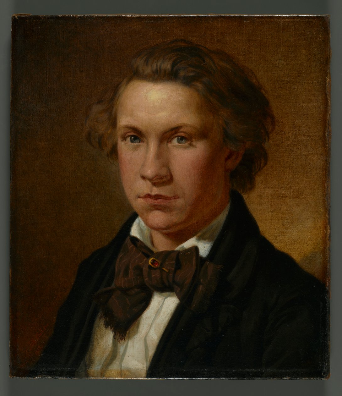 Portret mężczyzny, 1859 autorstwa John Whittaker