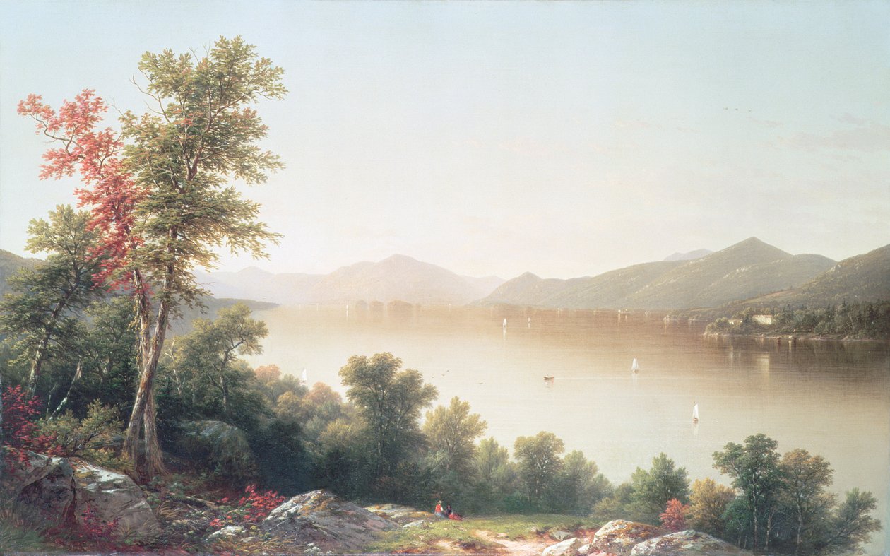 Jezioro George, 1857 autorstwa John William Casilear