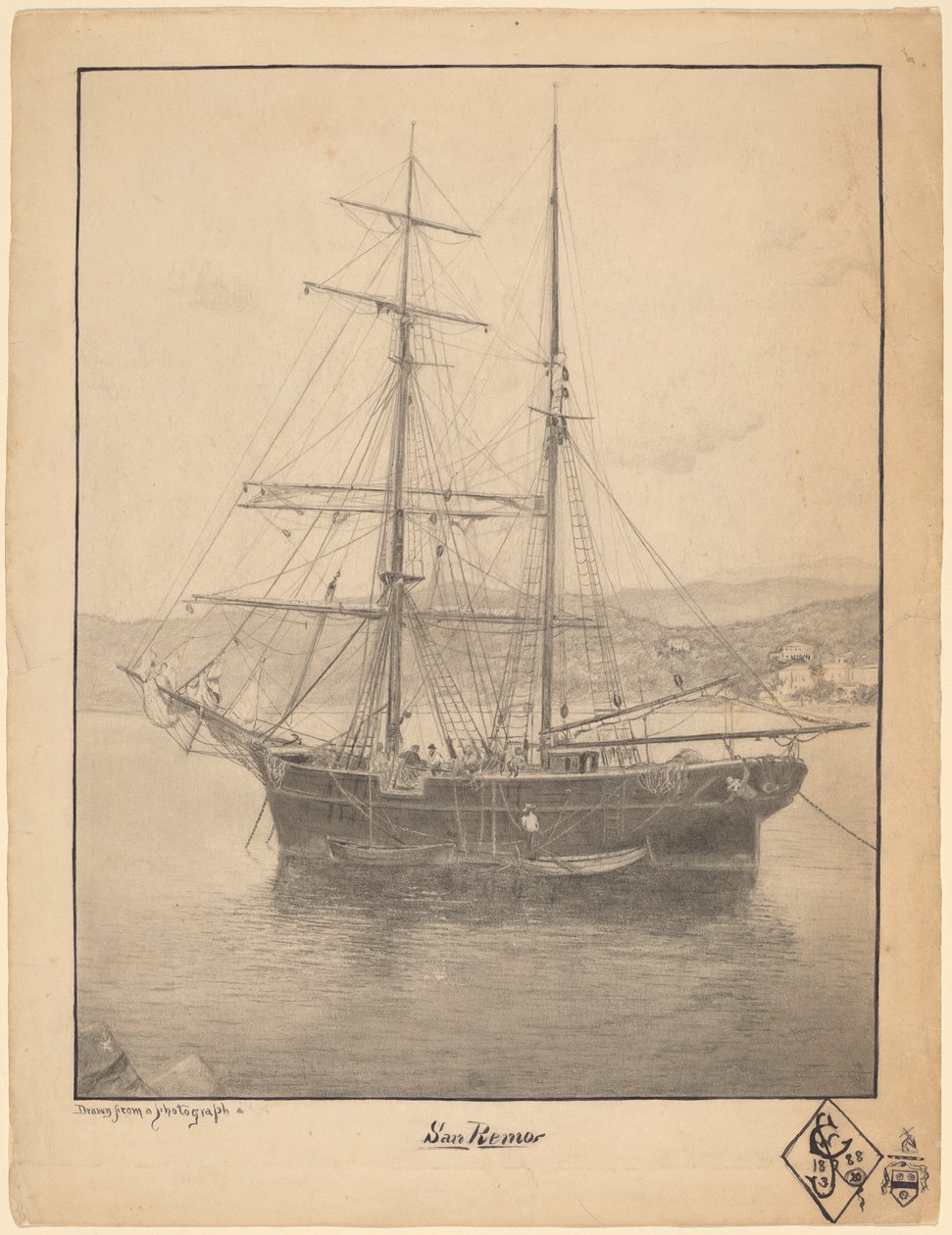 San Remo autorstwa John William Casilear