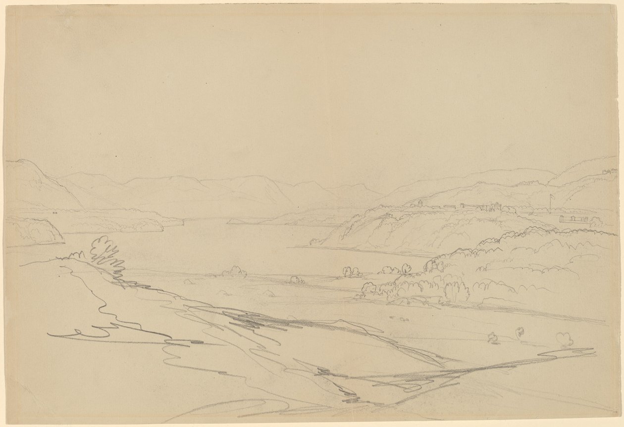 West Point z Storm King autorstwa John William Casilear