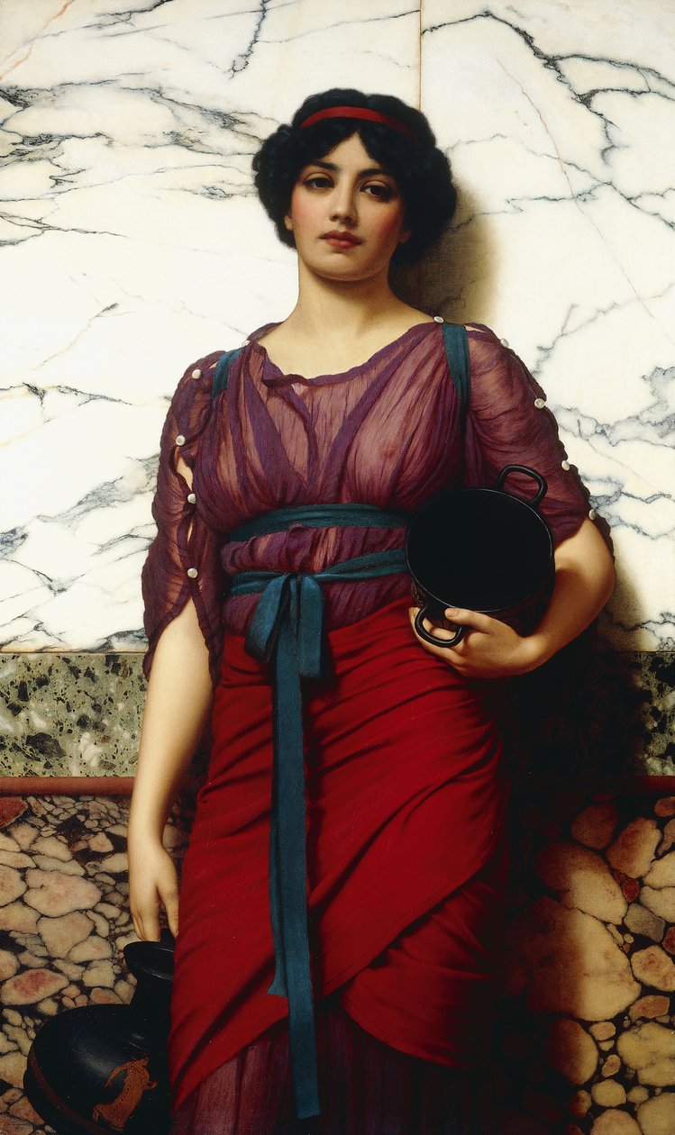 Grecka sielanka, 1907 autorstwa John William Godward