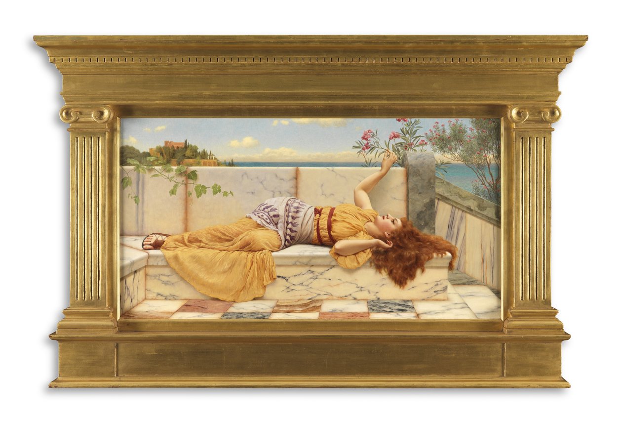 Szczęśliwe przebudzenie, 1903 autorstwa John William Godward