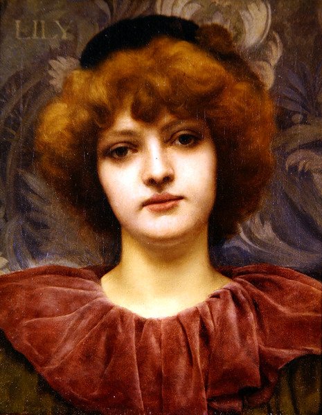 Lilia (olej na płótnie) autorstwa John William Godward