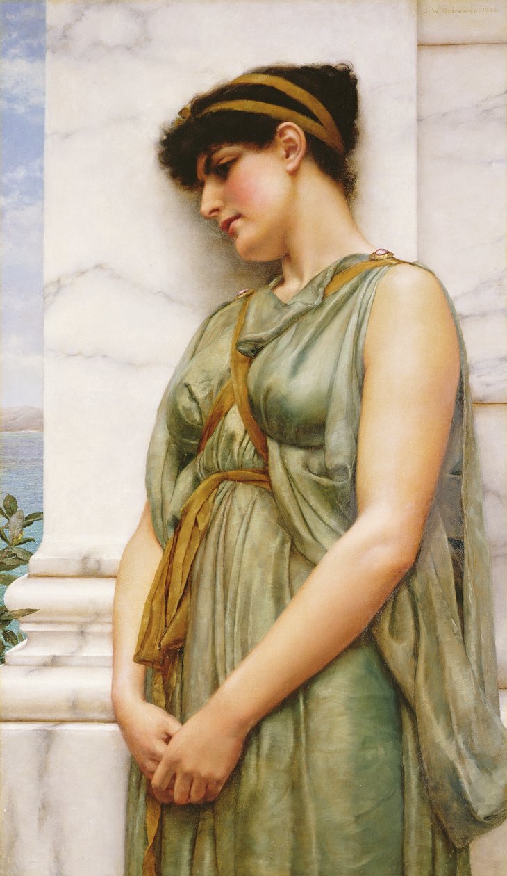 Dziewczyna z Pompejów autorstwa John William Godward