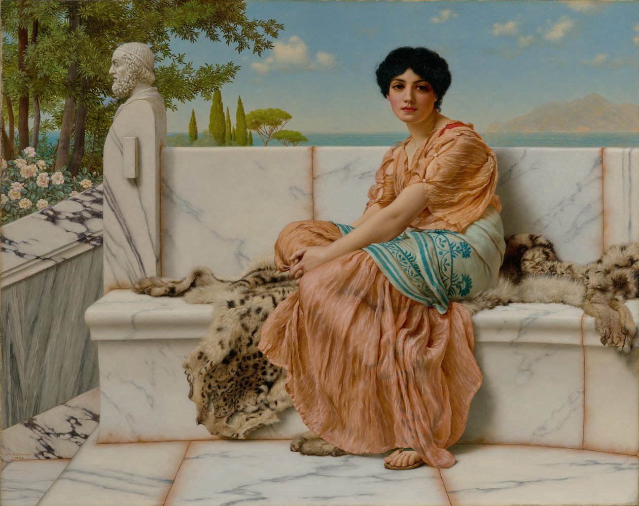 Zaduma autorstwa John William Godward