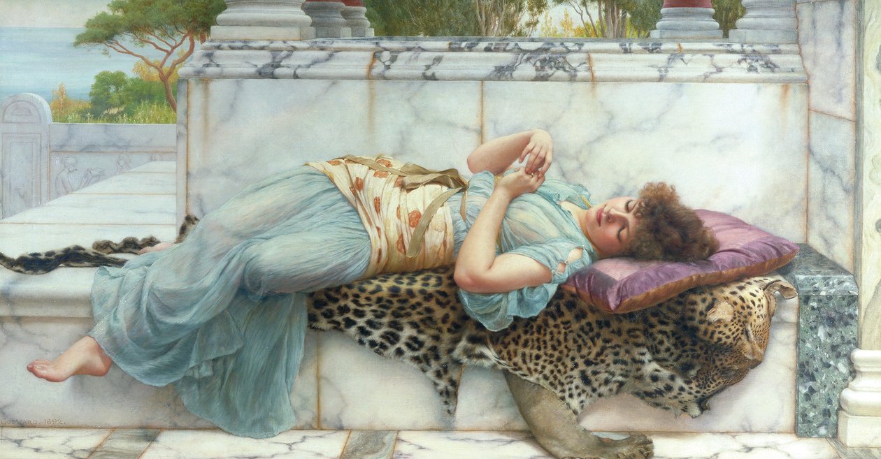 „Narzeczona”, 1892 autorstwa John William Godward