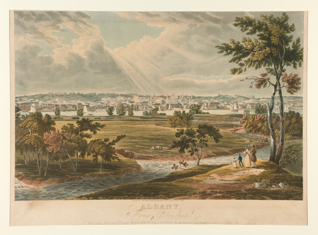 Albany / Z Greenbush autorstwa John William Hill