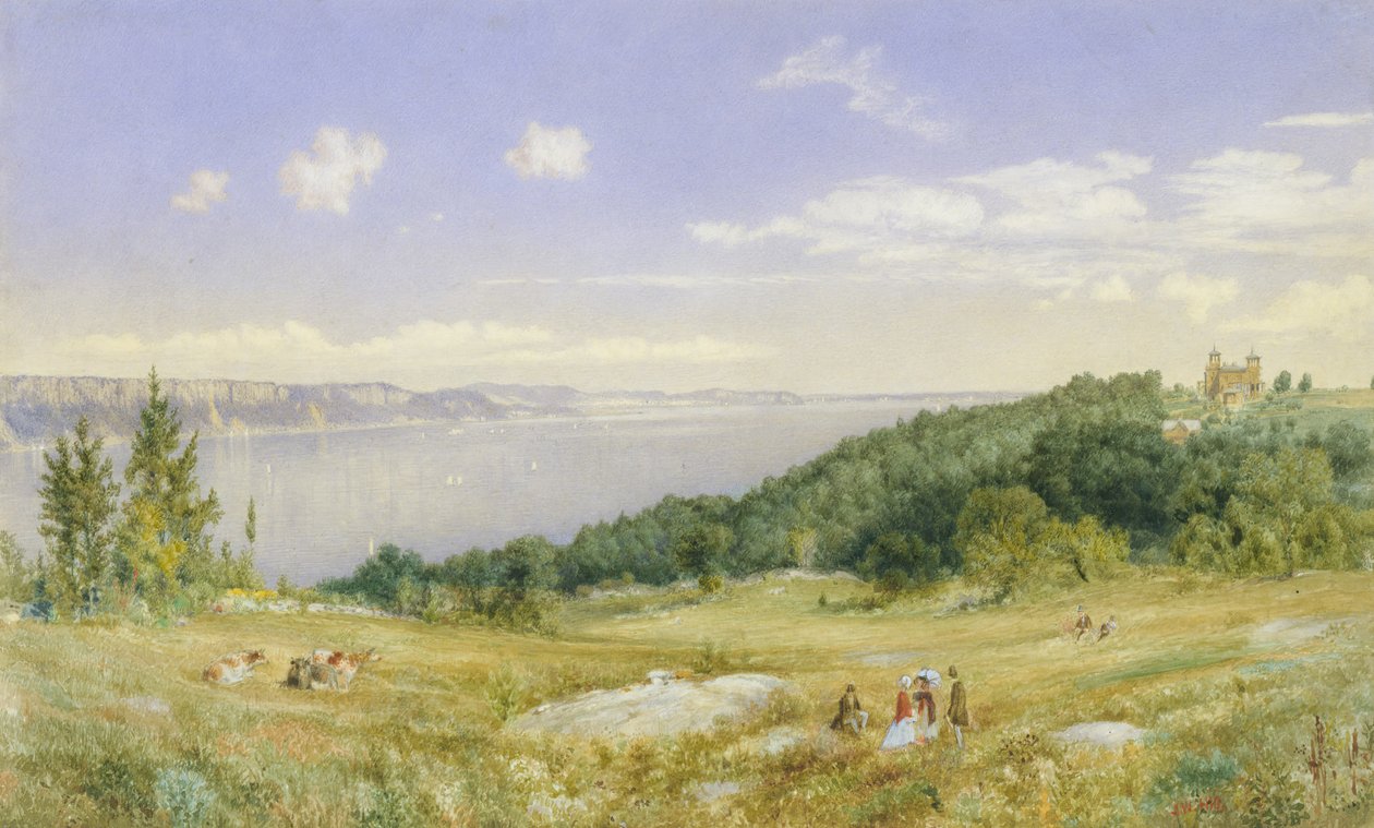 Palisady, ca. 1870. autorstwa John William Hill