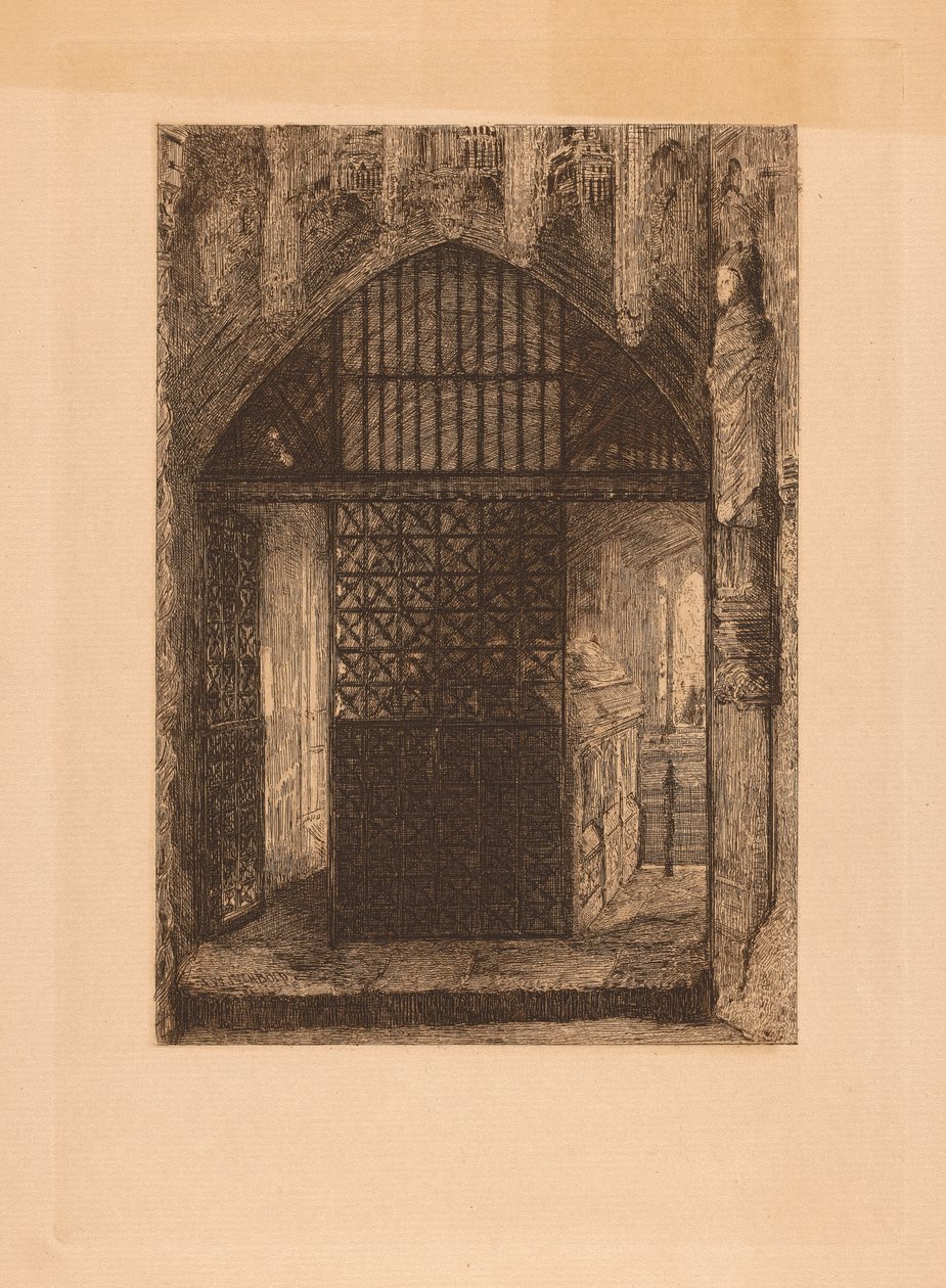 W Opactwie Westminsterskim autorstwa John William Inchbold