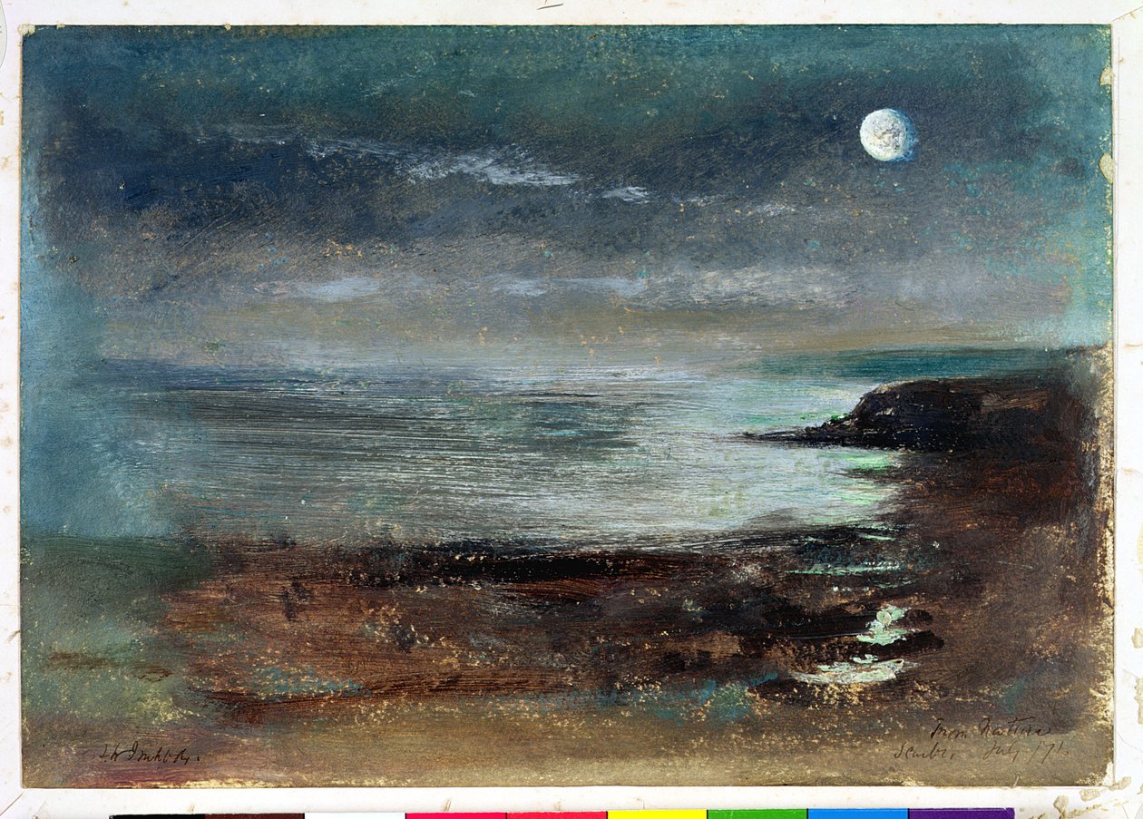 Scarborough (olej na płótnie) autorstwa John William Inchbold