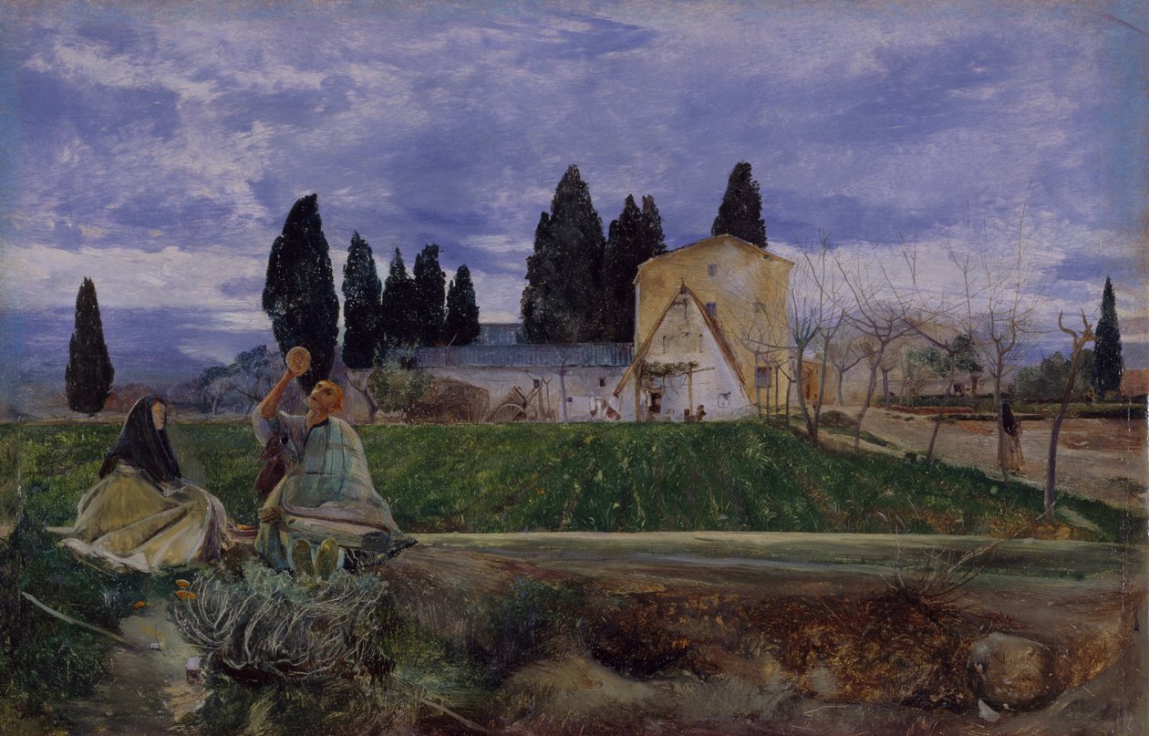 Wiosna w Hiszpanii: pod Gordella, 1869 autorstwa John William Inchbold
