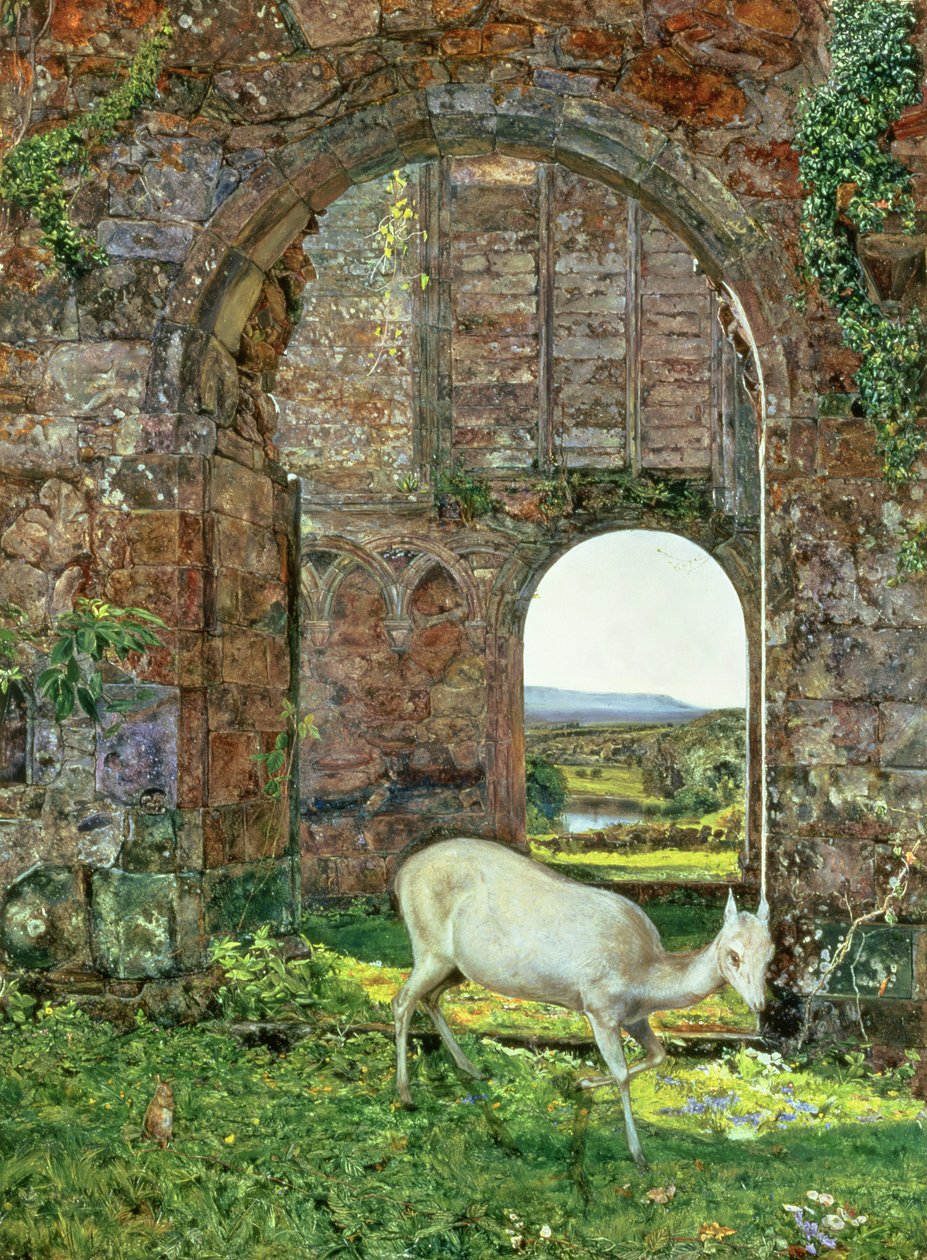 Biała Łania z Rylstone autorstwa John William Inchbold