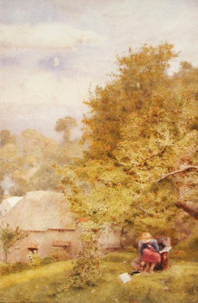 1914 w Anglii (akwarela na papierze) autorstwa John William North