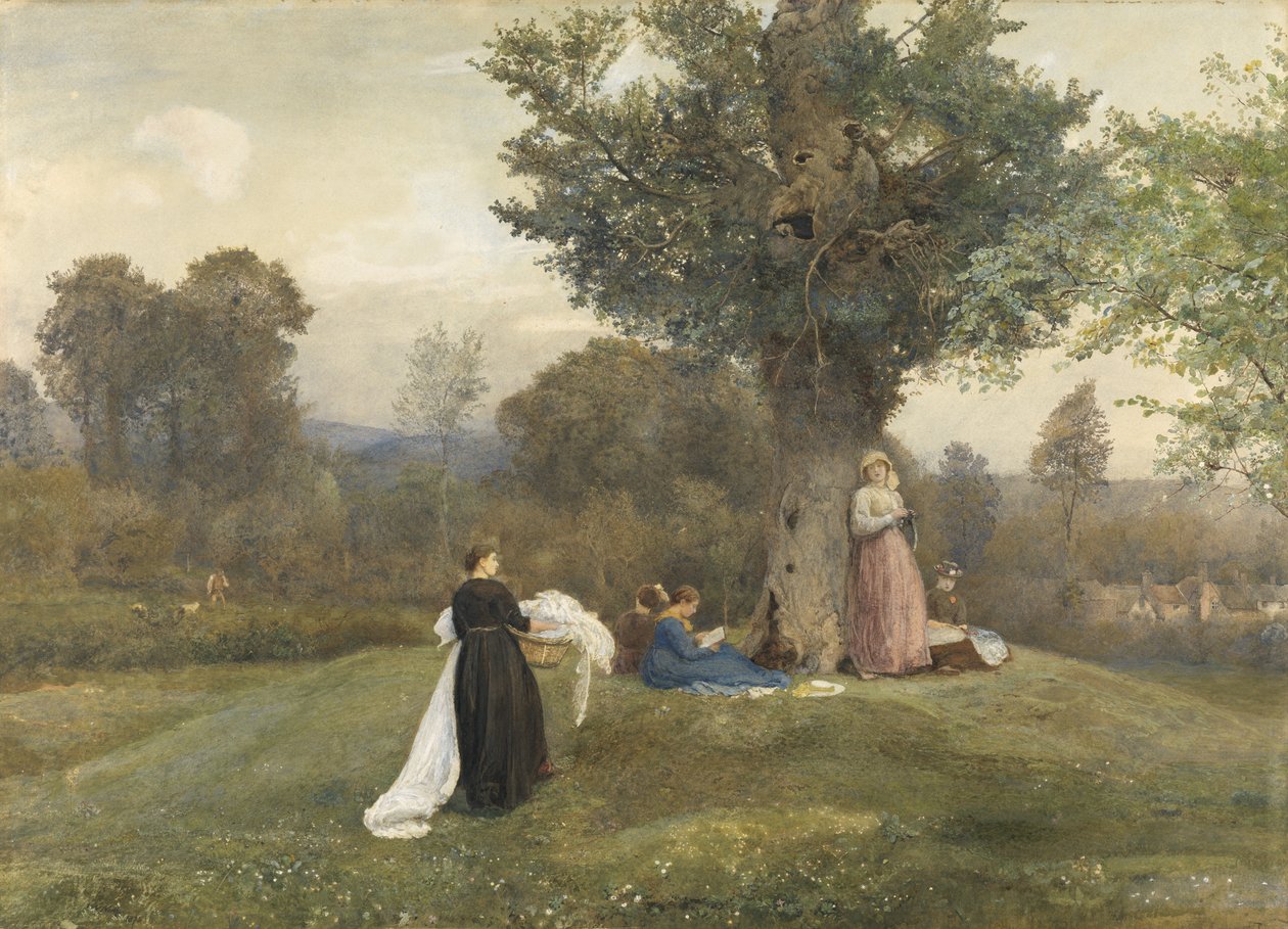 Pralnia, West Somerset (toaleta na papierze) autorstwa John William North