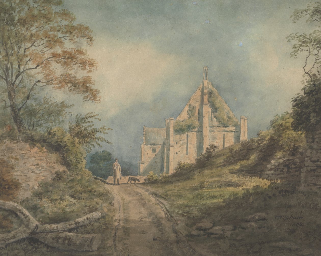 Abbey Barn, Abbotsbury autorstwa John William Upham