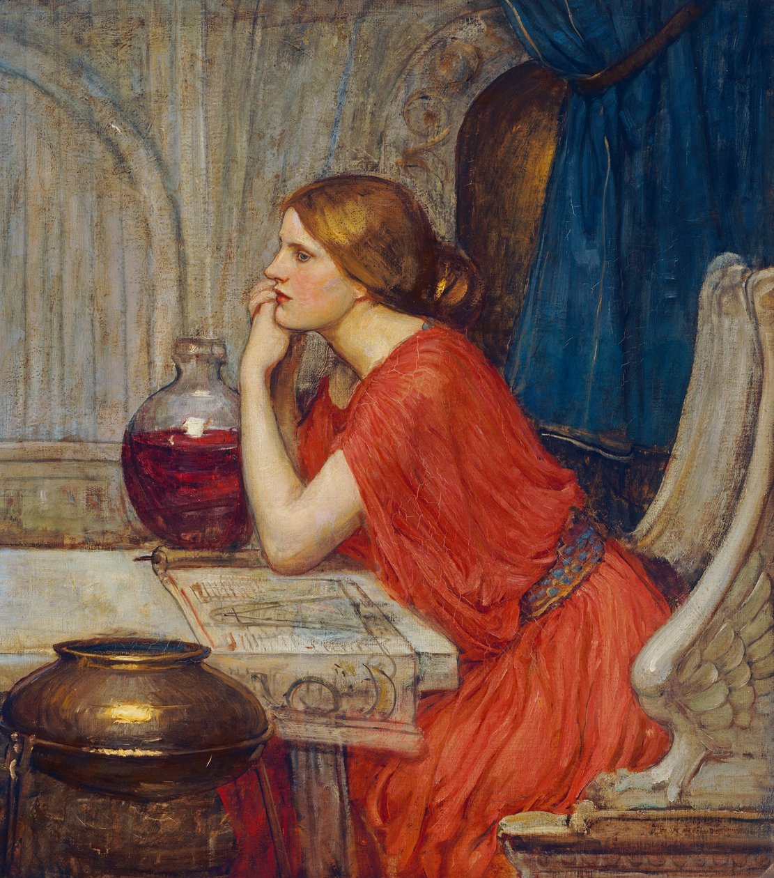 Okrąg, ok. 1911-14 autorstwa John William Waterhouse