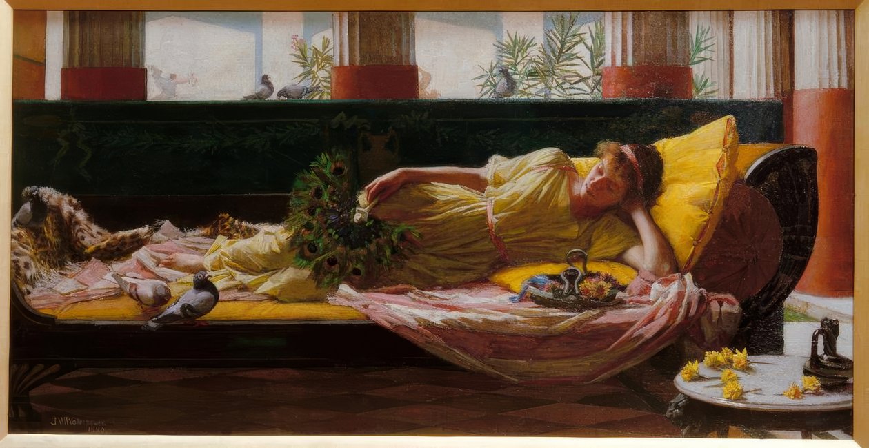 Słodkie nic nie robi autorstwa John William Waterhouse