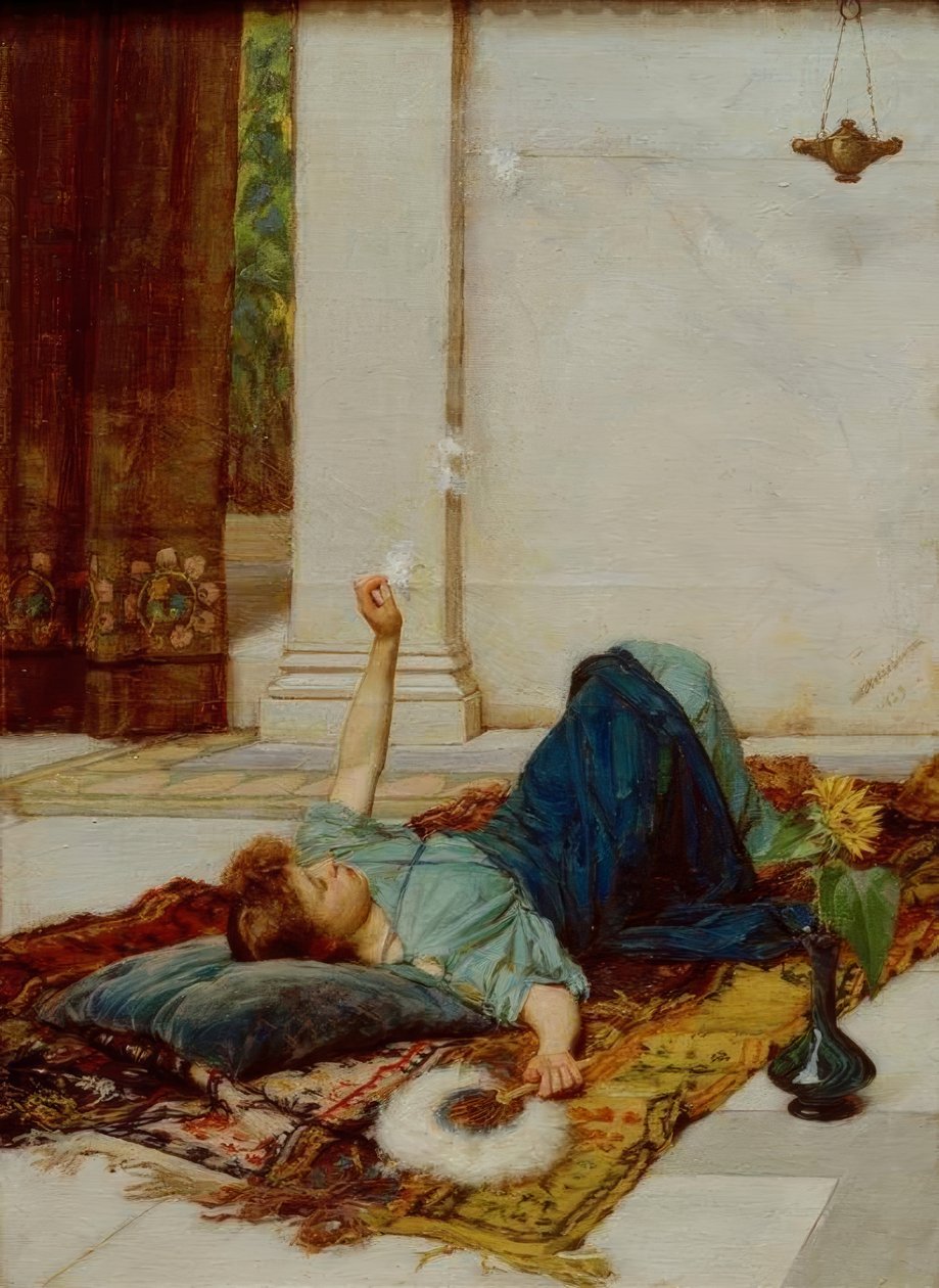 Słodkie nic nie robi autorstwa John William Waterhouse