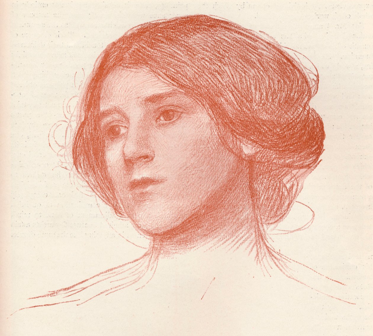 Z badania w sangwiniku, c1899 autorstwa John William Waterhouse
