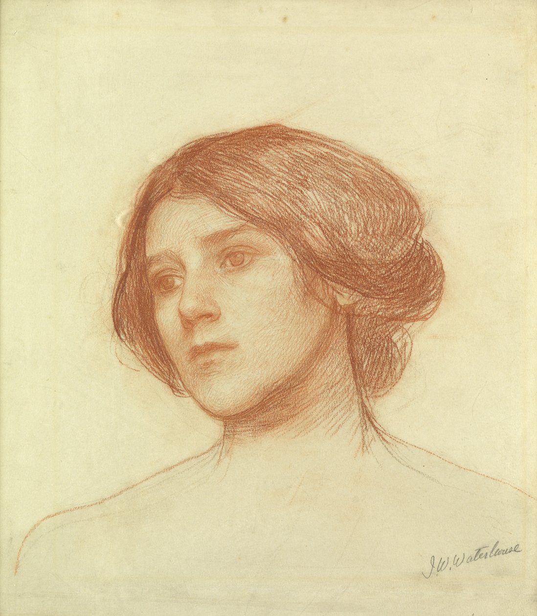 Głowa dziewczyny autorstwa John William Waterhouse