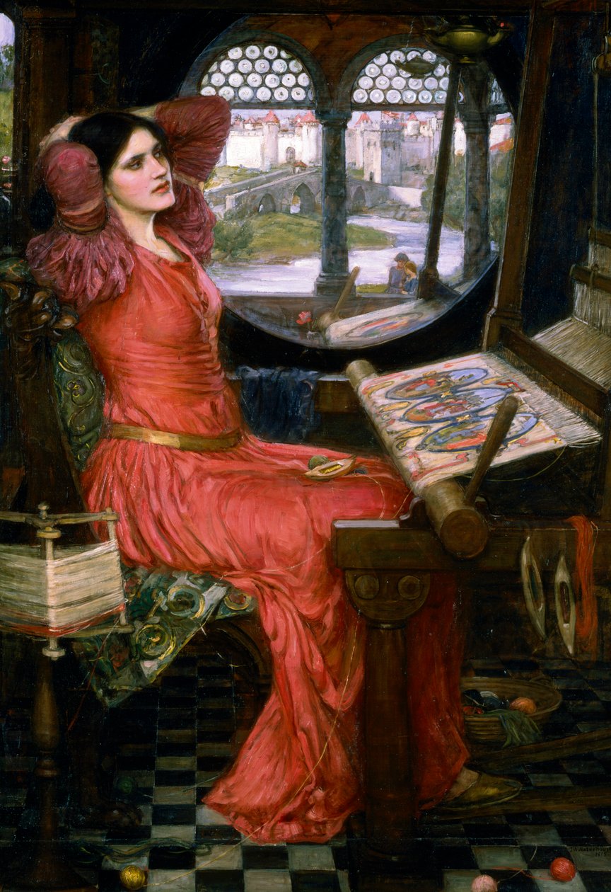 „Mam w połowie dość cieni”, c1911 autorstwa John William Waterhouse