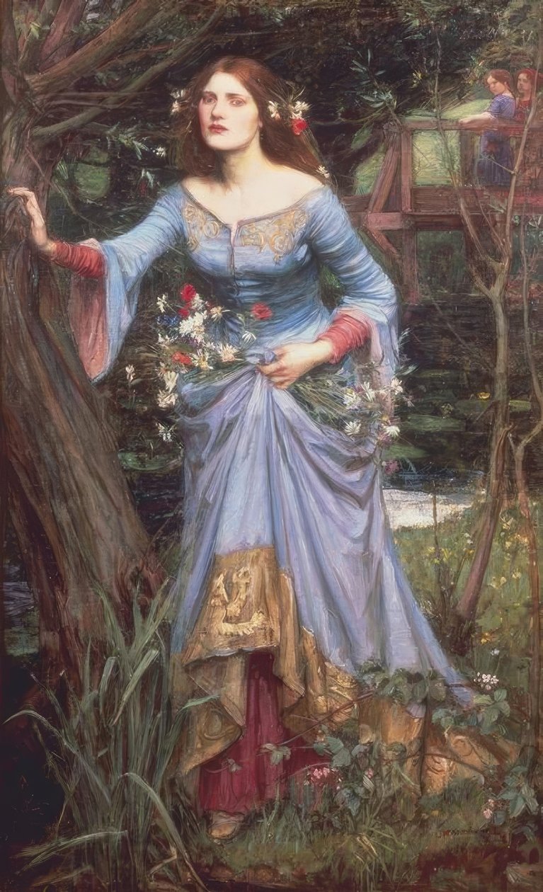 Ofelia / Waterhouse / 1910 autorstwa John William Waterhouse