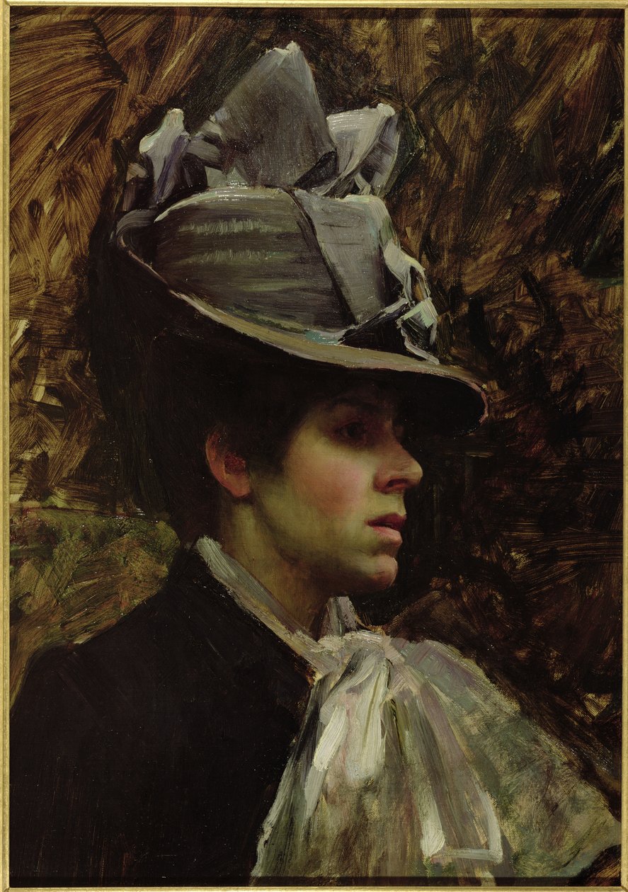 Portret żony artysty autorstwa John William Waterhouse