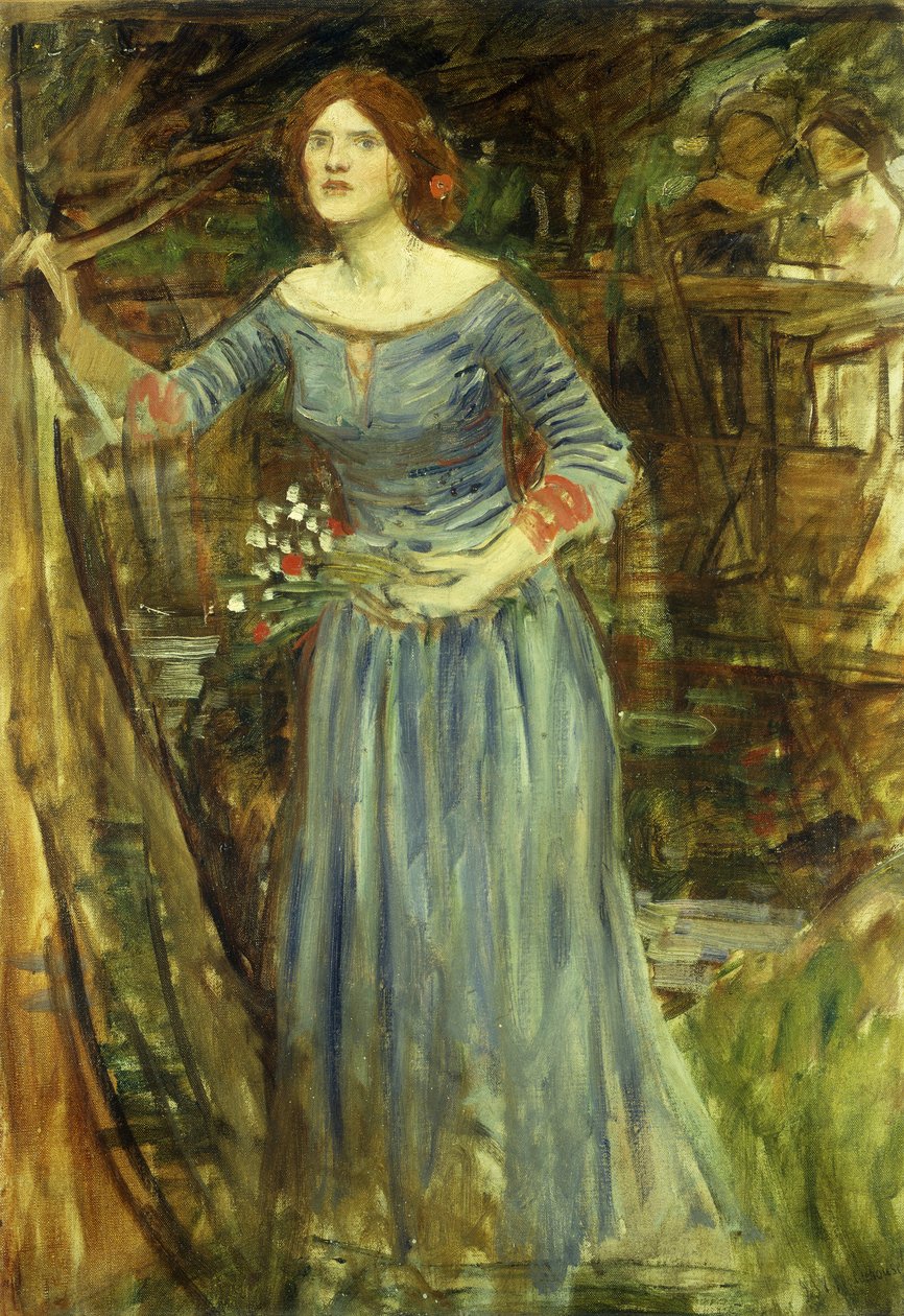 Studium dla Ofelii autorstwa John William Waterhouse