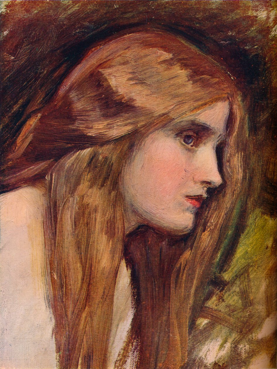 „Studium dla Phyllis i Demophon”, c1907 autorstwa John William Waterhouse